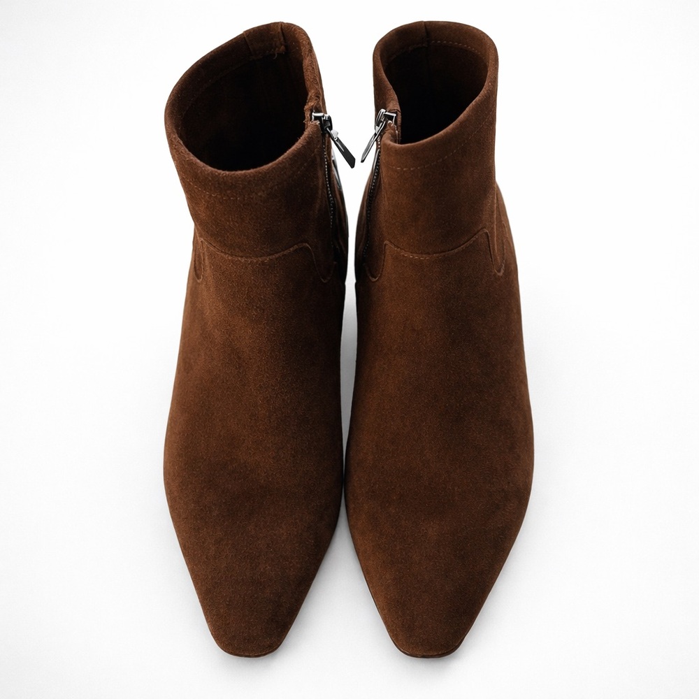 FINAL Jason Wu NWT Brown Suede Ankle Boot - Picture 3 of 5